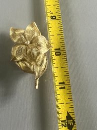 Vintage Wire Wrapped Floral Brooch