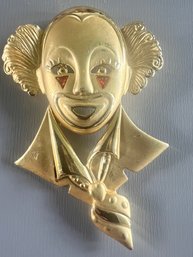 Clown Brooch