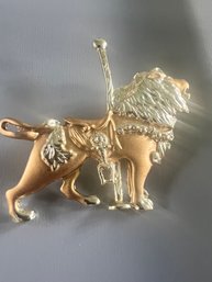 Lion Brooch