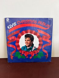 Vintage Elvis Record Vinyl Christmas Album