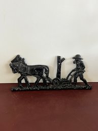 Vintage Horse Wall Plaque 13' Long