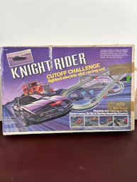 VTG Ideal Knight Rider Cutoff Challenge Electric Slot Car Set Complete W/ Box