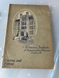 Women's Institute Of Domestic Arts And Sciences Cutting And Fitting