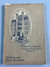 Women's Institute Of Domestic Arts Children's And Misses  Garments