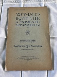 Women's Institute Of Domestic Arts Drafting And Plain Dress Making Part Three