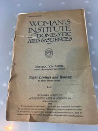 1920s Women's Institute Of Domestic Arts Tight Linings And Boning