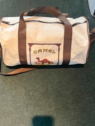 Vintage Camel Duffel Bag