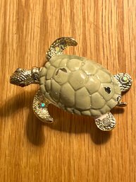 Vintage Turtle Brooch