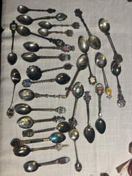 Interesting Vintage Collectible Mini Spoons