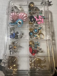 Box Filled With Post Earrings.