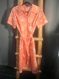 Vintage 1970s Polyester Dress