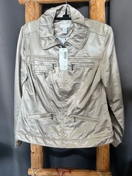 Brand New Chicos Yellow Denim Jacket  Womens M