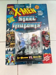 Marvel Comics X-Men Steel Mutants SPY WOLVERINE Vs. OMEGA RED  - Toy Biz 1994