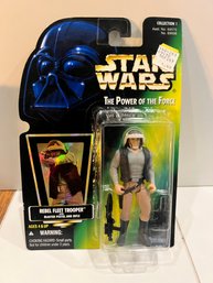 Star Wars Rebel Fleet Trooper 3.75' Figure Power Of The Force 1998 Sealed
