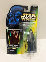 Star Wars Emperor Palpatine 3.75' Figure Power Of The Force 1998 Sealed