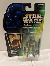 Star Wars 4-Lom 3.75' Figure Power Of The Force 1998 Sealed