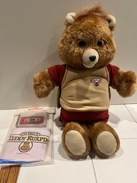 Teddy Ruxpin And The Greatest Hits Beach Ball And Cassette Tape