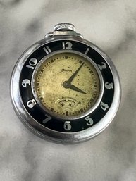 Vintage Ingraham  Art Deco Pocket Watch Works!!