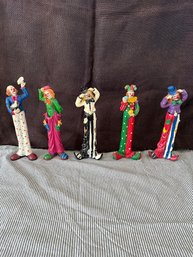 Lot Of 5 Long Legged Clowns