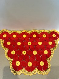 14 X 22 Vintage Crocheted Doily