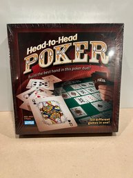 Head-to-Head Poker Card Board Game 2005 Parker Brothers New, Sealed