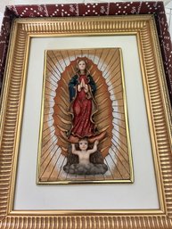 Vintage Our Lady Of Guadalupe Wall Art New In Original Package