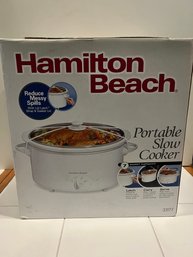 Vintage Hamilton Beach Portable Slow Cooker Unused In Box