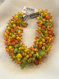 New Chicos Fruit Salad Style Bracelet Nwt