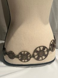 NWT New Temptress Metal Chain  Belt Chicos $58