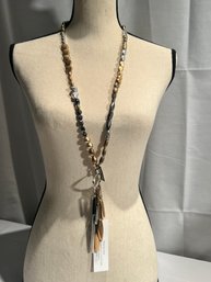 Chicos Toggle Necklace New W Tags