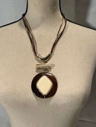 Interesting Wood Style  Pendant Chico Necklace