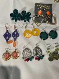 Lot Of Colorful Chicos Earrings