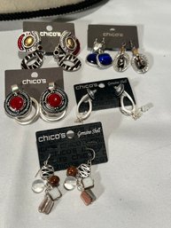 Silver Toned New Chicos Earrings Over $100