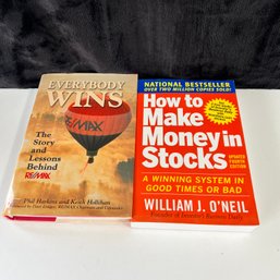 Lot Of 2 Finance Books - How To Make Money In Stocks, Everybody Wins