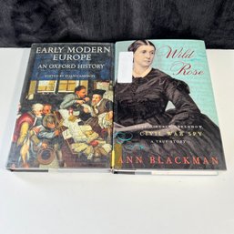 Lot Of 2 History Hardcover Novels - Early Modern Europe, Wild Rose