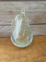 True Vintage Murano Italy Glass Pear