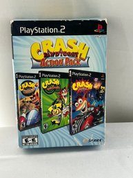 Crash Bandicoot Action Pack 3 Pack.  PS2. PlayStation 2