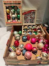 Vintage Shiny Bright Ornaments And Just Added Extras!!