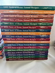 Set Of 18 Taste Of Home Annual Recipes Cookbooks