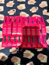 9 BOYE ALUMINUM CROCHET HOOKS  New I,J,K