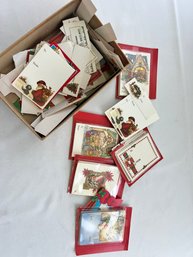 Box Of Vintage Christmas Tags