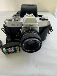 Yashica Camera FX 2 With Lens And Bag Original Vintage Japan