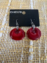 Chicos Brand New Earrings New  Clip Ons