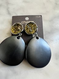 Chicos Brand New Earrings New  Clip Ons