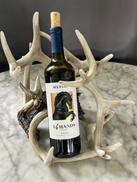 Deer Antler Wine Bottle Holder