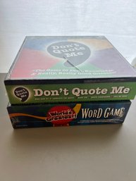 Pair Of Brand New Word Games