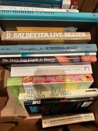 Box Of Books On Healthy Living