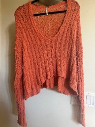 Free People Crop Sweater Small