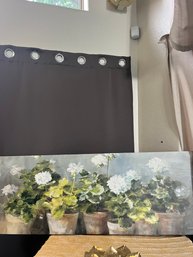 18x48 Floral Painting Wall Art