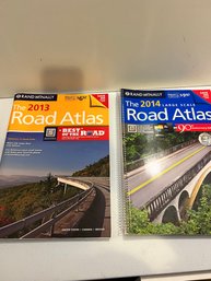 Pair Of Road Atlases